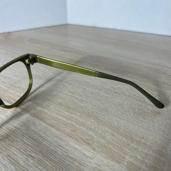 Vintage Tura Yellow Green Sunglasses Frames Only Horn Rimmed 49-23 main image 10